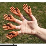 5 Finger Hands Dark Bulk- No Box  B06Y5VWCCJ